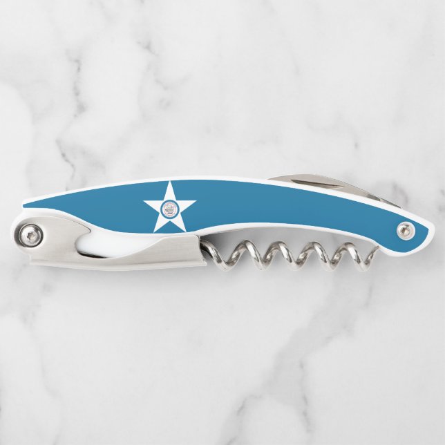 Flag of city of Houston, Texas Waiter's Corkscrew (Front)