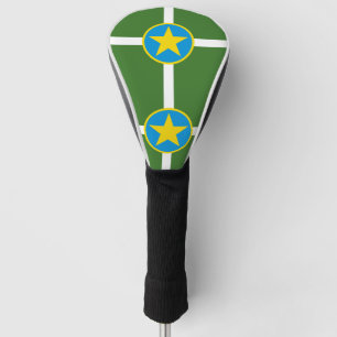 Flag of city of Jackson, Mississippi Golf Head Cov Golf Head Cover
