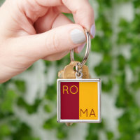 Flag of city of Rome, Italy