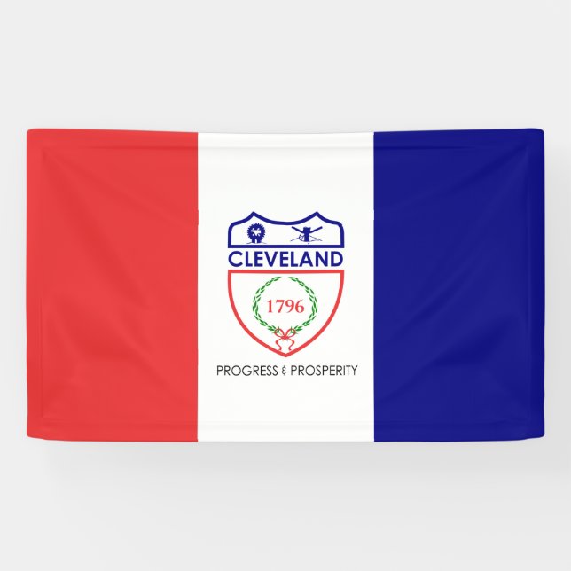 Flag of Cleveland (Ohio) Banner (Horizontal)