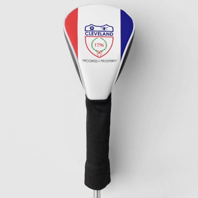 Flag of Cleveland, Ohio Golf Head Cover (Front)