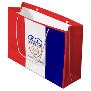 Flag of Cleveland, Ohio Large Gift Bag