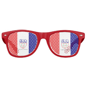 Flag of Cleveland, Ohio Retro Sunglasses