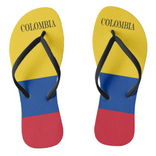 Flag of Colombia Bandera De Colombia Jandals
