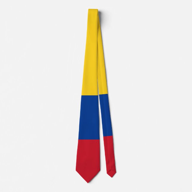 Flag of Colombia Bandera De Colombia Tie (Front)