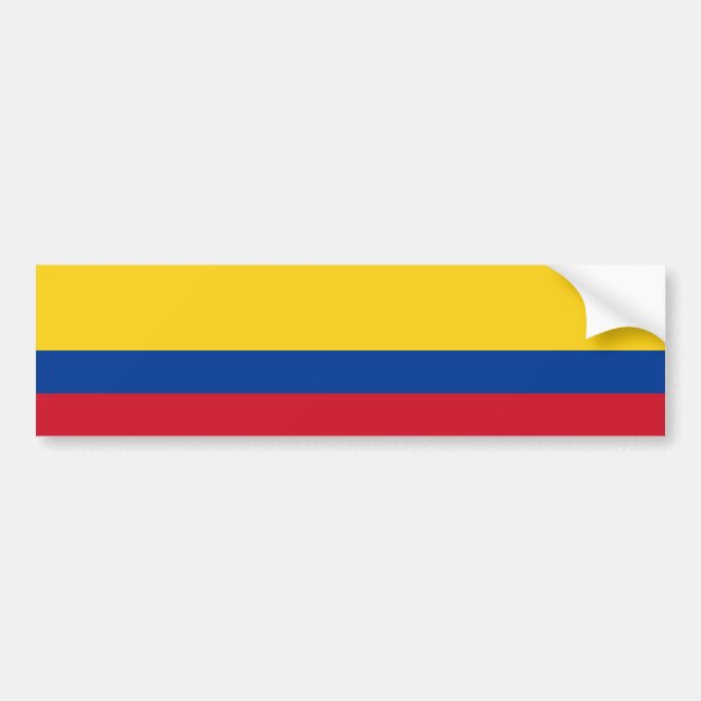 Flag of Colombia Bumper Sticker (Front)