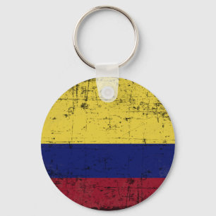 Flag of Colombia Key Ring