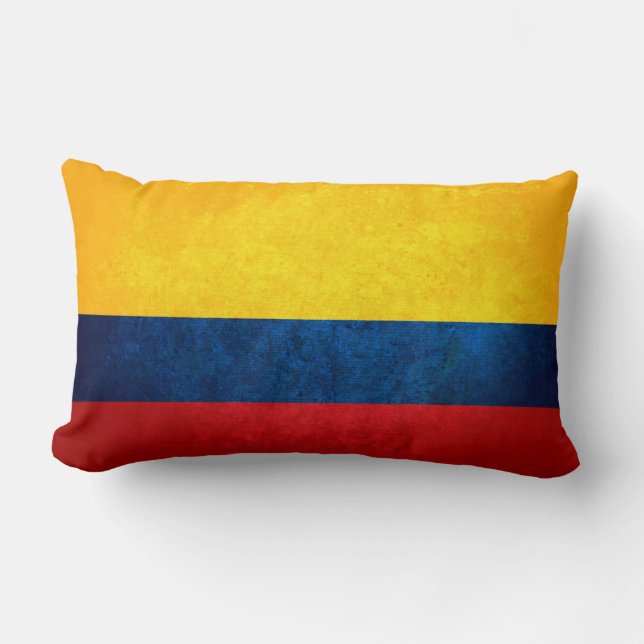 Flag of Colombia Lumbar Cushion (Front)