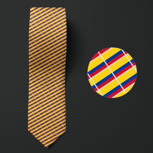 Flag of Colombia Pattern Tie