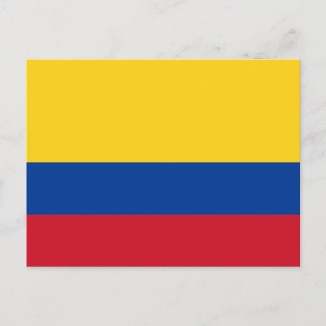 Flag of Colombia Postcard (Front)