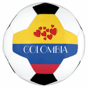 Flag of Colombia Soccer Ball