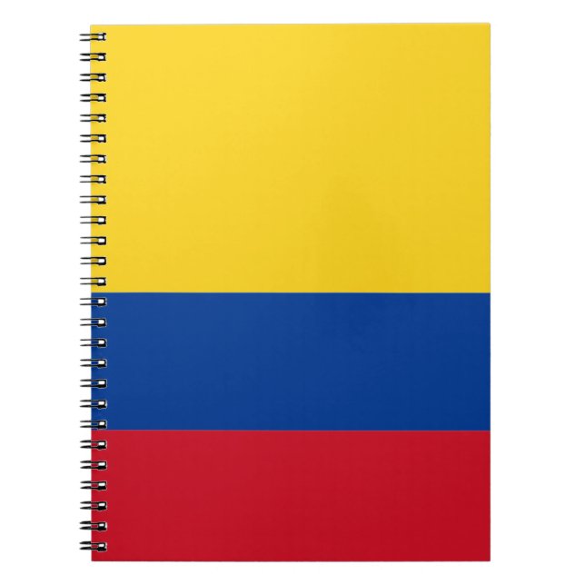 Flag of Colombia Spiral Notebook (Front)
