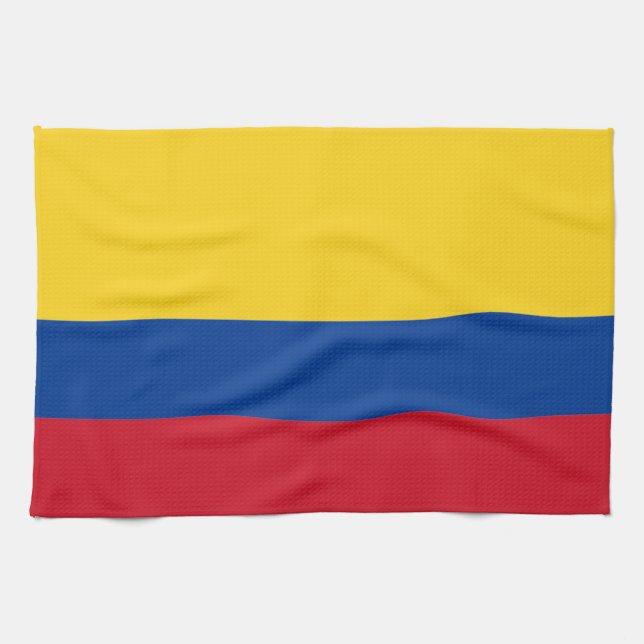 Flag of Colombia Tea Towel (Horizontal)