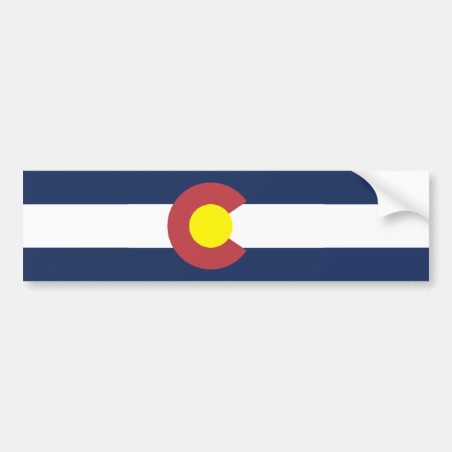 Flag of Colorado  Bumper Sticker (Front)