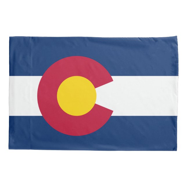 Flag of Colorado Pillowcase (Back)
