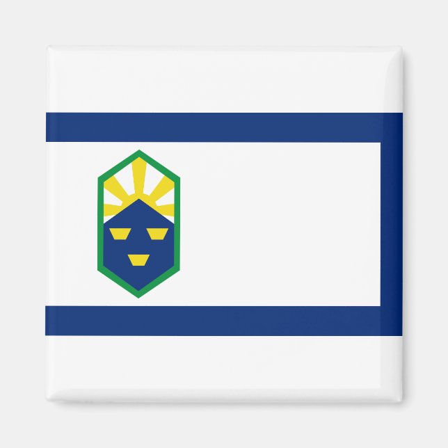Flag of Colorado Springs, Colorado Magnet (Front)