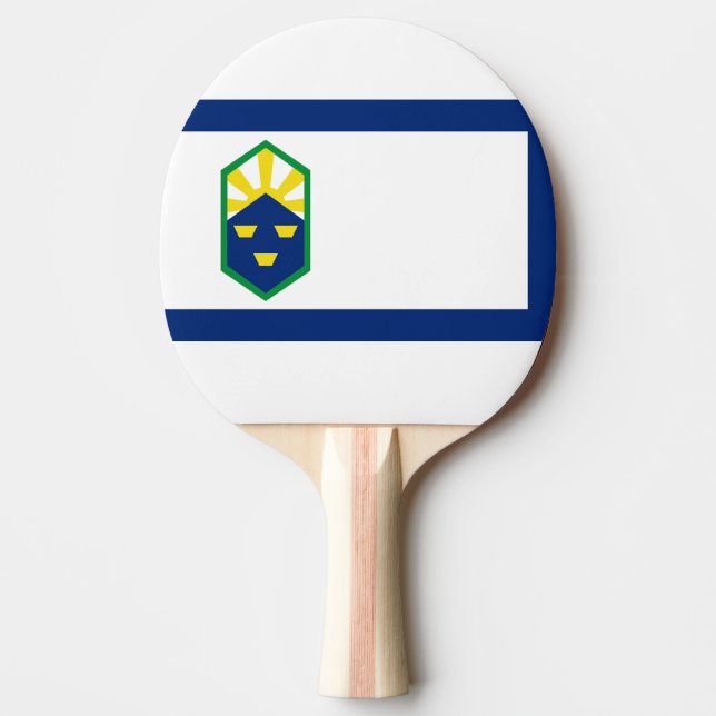 Flag of Colorado Springs, Colorado Ping Pong Paddle (Front)