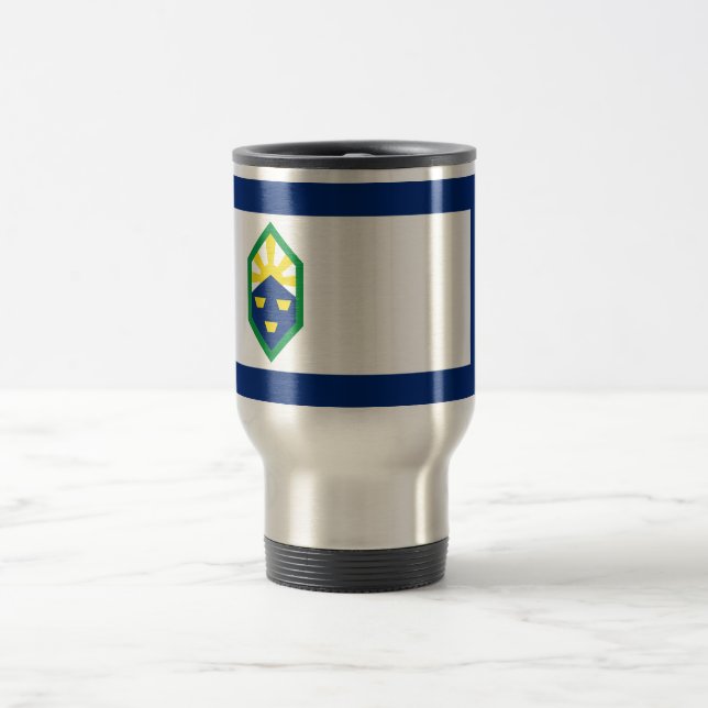 Flag of Colorado Springs Travel Mug (Center)