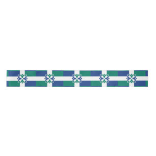 Flag of Columbia, Missouri Satin Ribbon