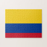 Flag of Columbia, Republic of Colombia Jigsaw Puzzle<br><div class="desc">Colombia, officially the Republic of Colombia, is a country situated in the northwest of South America, bordered to the northwest by Panama; to the east by Venezuela and Brazil; to the south by Ecuador and Peru; and it shares maritime limits with Costa Rica, Nicaragua, Honduras, Jamaica, Dominican Republic and Haiti....</div>