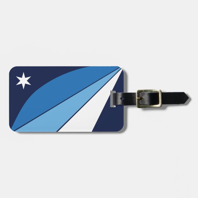 Flag of Columbia, South Carolina Luggage Tag (Front Horizontal)