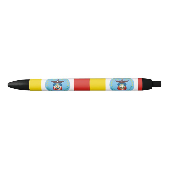 Flag of Columbus, Ohio Black Ink Pen (Front)
