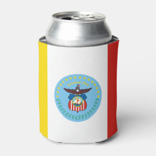 Flag of Columbus, Ohio Can Cooler