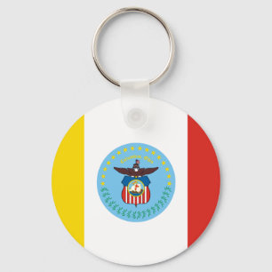Flag of Columbus, Ohio Key Ring