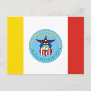 Flag of Columbus, Ohio Postcard