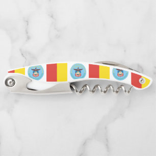 Flag of Columbus, Ohio Waiter's Corkscrew