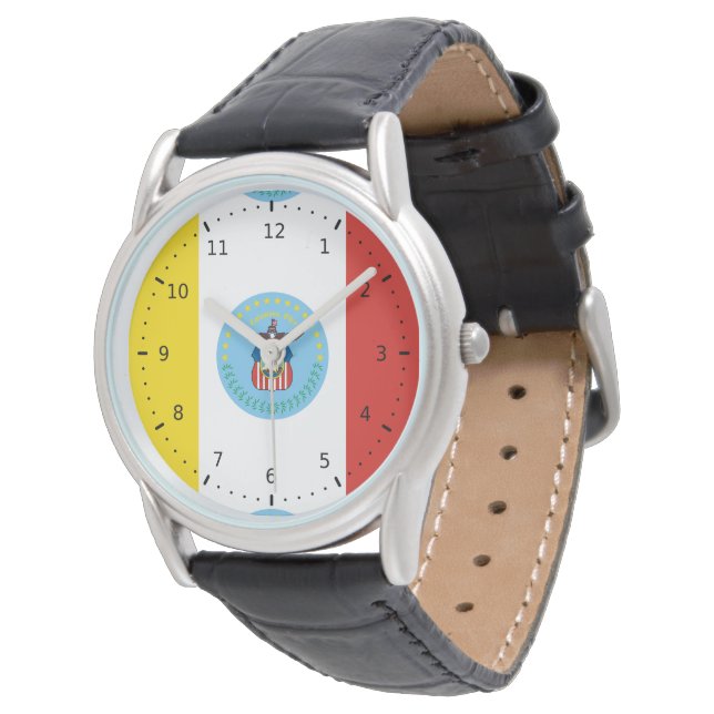 Flag of Columbus, Ohio Watch (Angled)