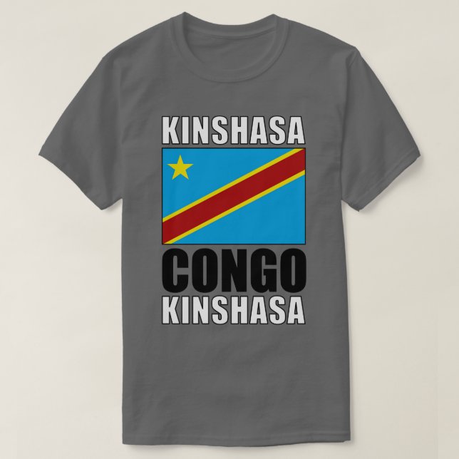 Flag of Congo T-Shirt (Design Front)