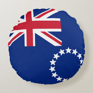 Flag of Cook Islands Round Cushion