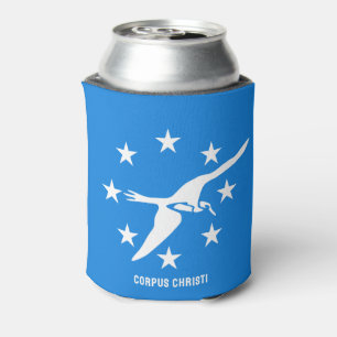 Flag of Corpus Christi, Texas Can Cooler
