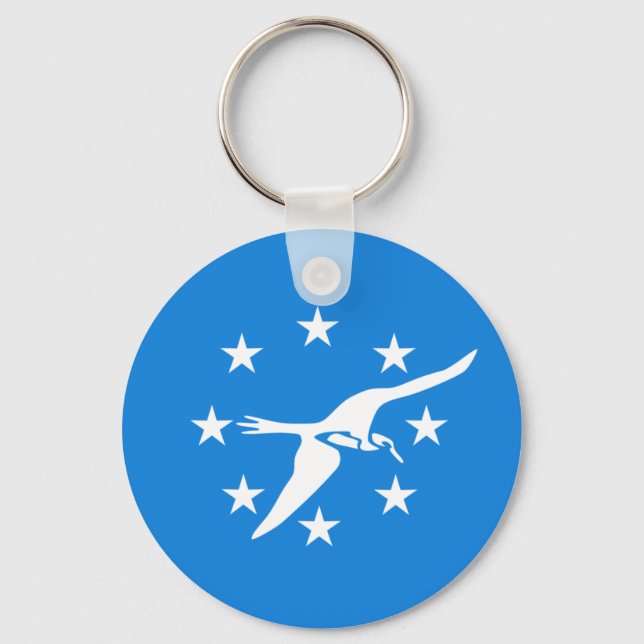 Flag of Corpus Christi, Texas Key Ring (Front)