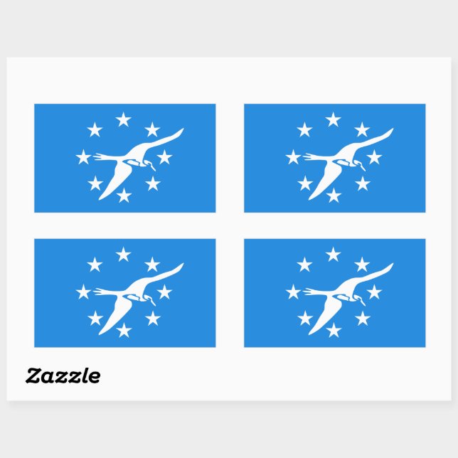 Flag of Corpus Christi, Texas Rectangular Sticker (Sheet)