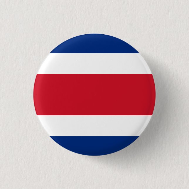 Flag of Costa Rica 3 Cm Round Badge (Front)