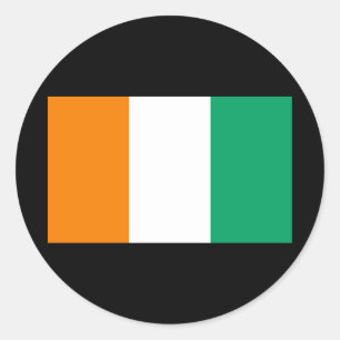 Flag of Cote D&Apos;Ivoire Classic Round Sticker