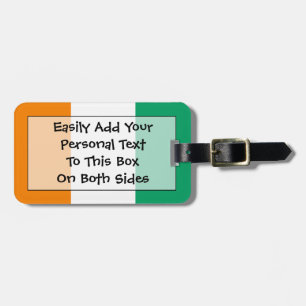 Flag of Cote d'Ivoire Easy ID Personal Luggage Tag