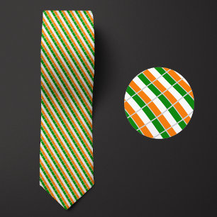 Flag of Cote d'Ivoire Pattern Tie