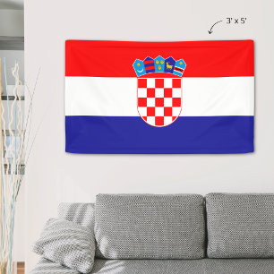 Flag of Croatia Banner