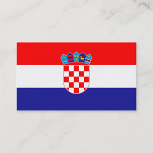 Flag of Croatia Business Cards