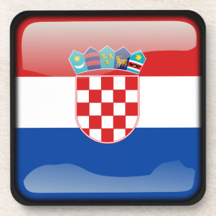 Flag of Croatia Coaster