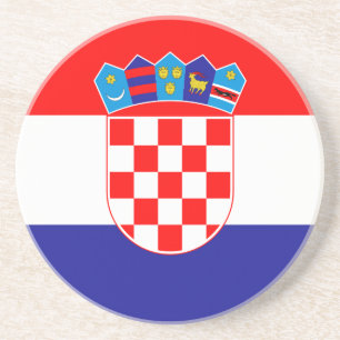 Flag of Croatia Coaster