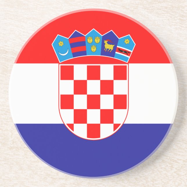 Flag of Croatia Coaster (Front)