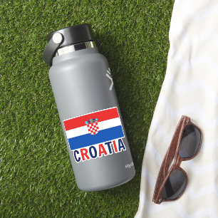 Flag of Croatia Custom-Cut Vinyl Sticker