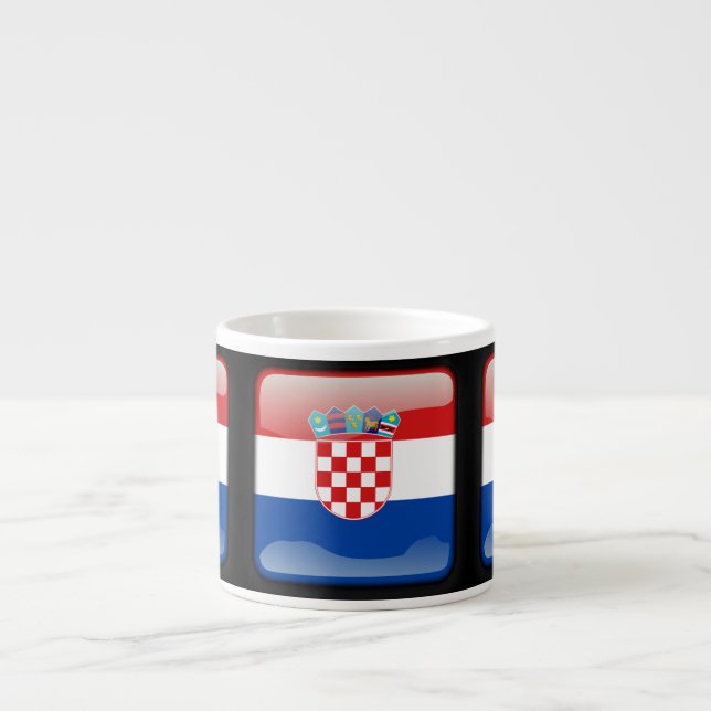 Flag of Croatia Espresso Cup (Front)