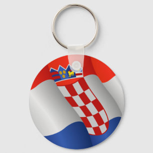 Flag of Croatia keychain
