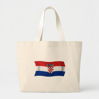 Flag of Croatia Large Tote Bag