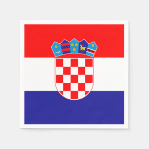Flag of Croatia Paper Napkins
